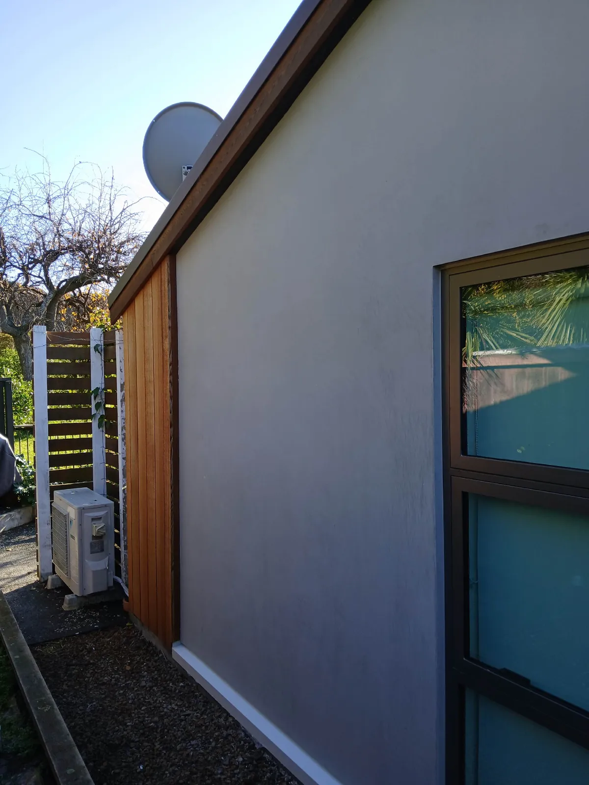 Render and cedar cladding detail