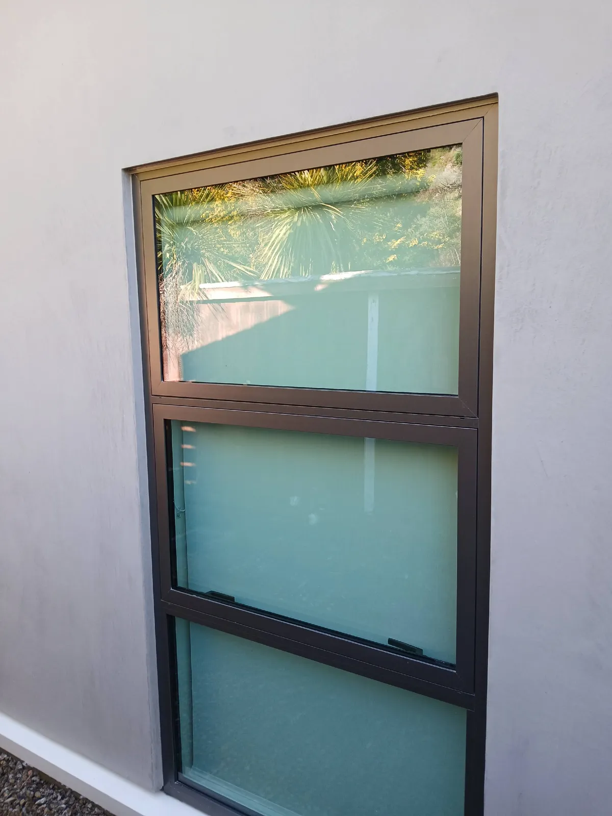 Architectural window and skylight detail with crisp render